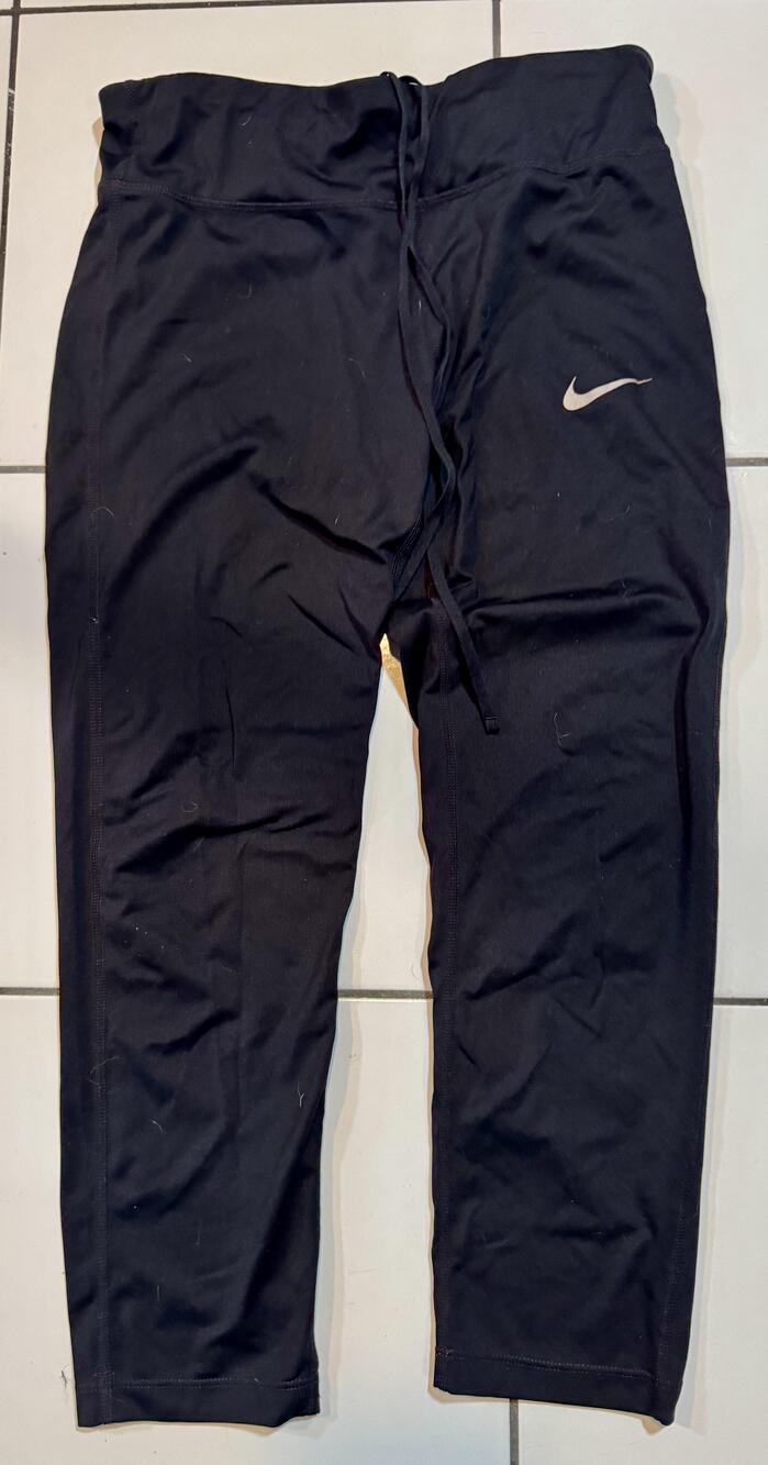 Nike Power Essential Leggings Mens Medium Black Compression Leggings 831657-011
